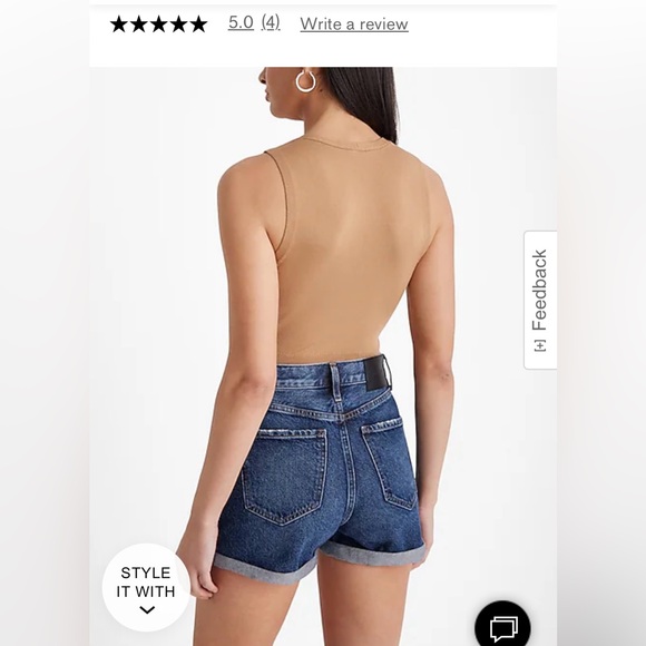 Silky Soft V-Neck Fitted Sweater Tank- size small - Picture 2 of 3